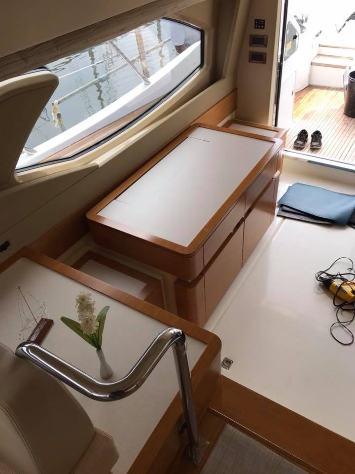 Yacht Azimut 60 com Linho Italiano